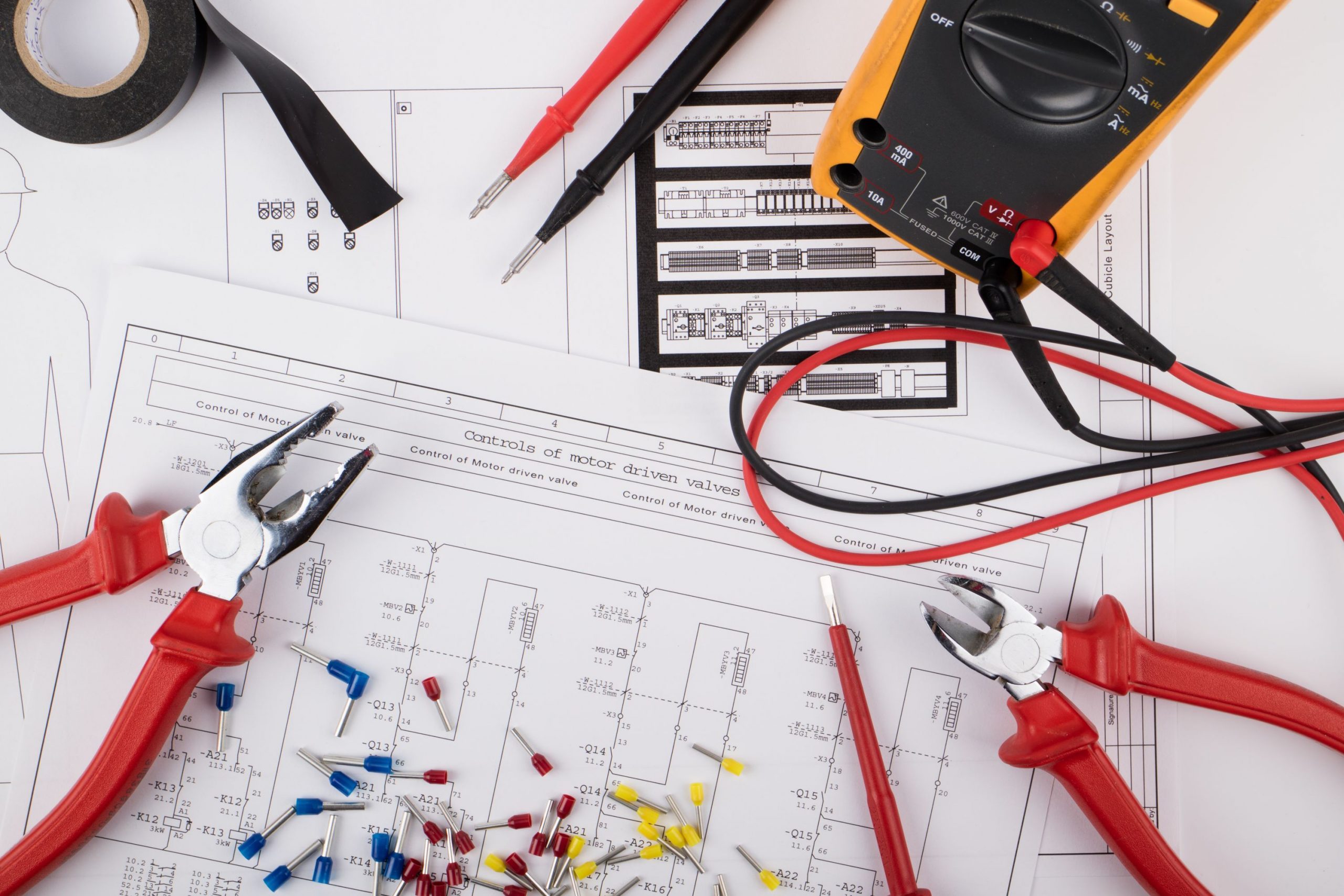 electricien plan schema electrique